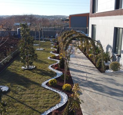 Aktoprak peyzaj bitmiş hali